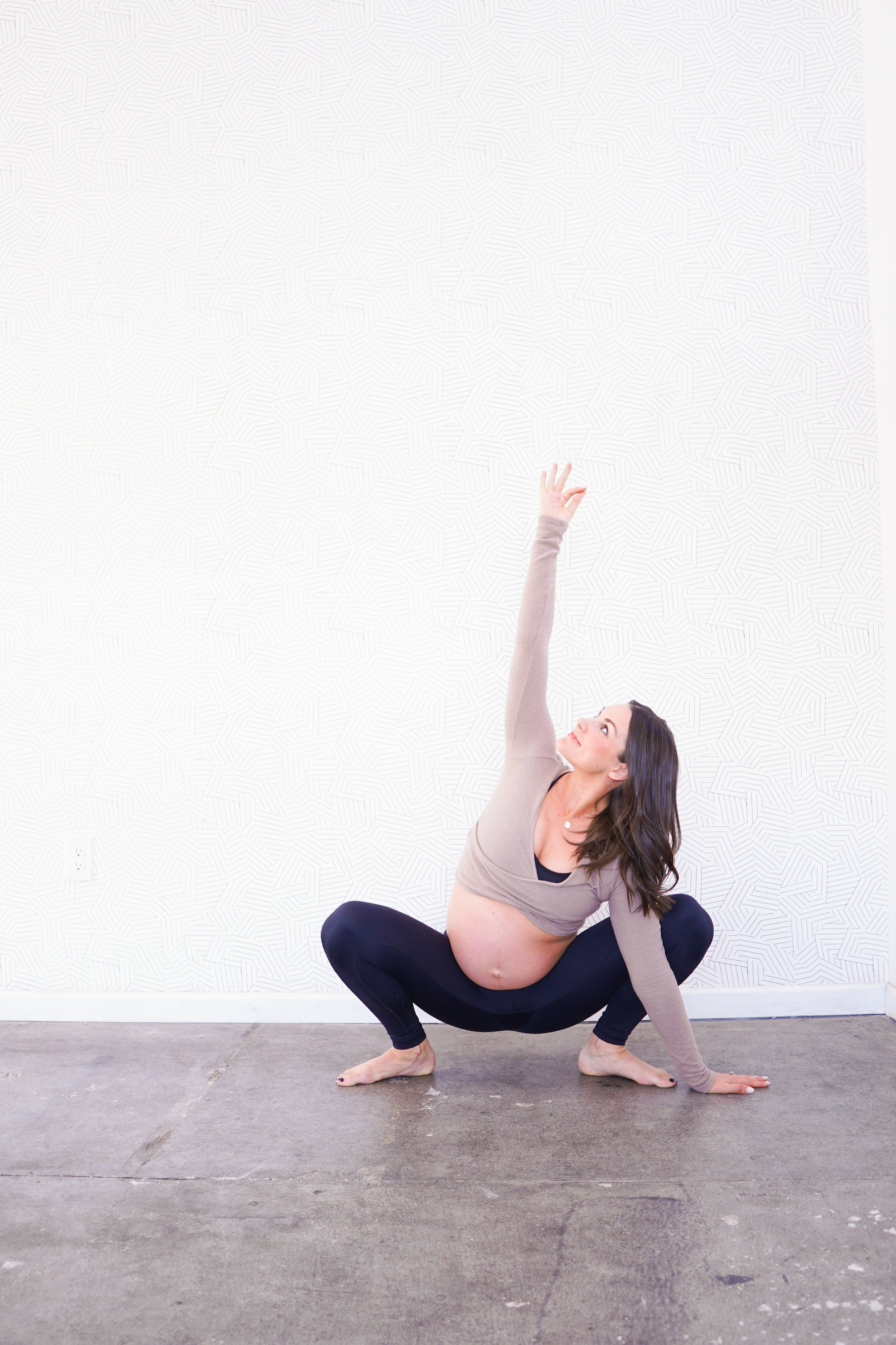 Squat pose - prenatal yoga  Prenatal yoga poses, Pregnancy workout, Post  partum workout