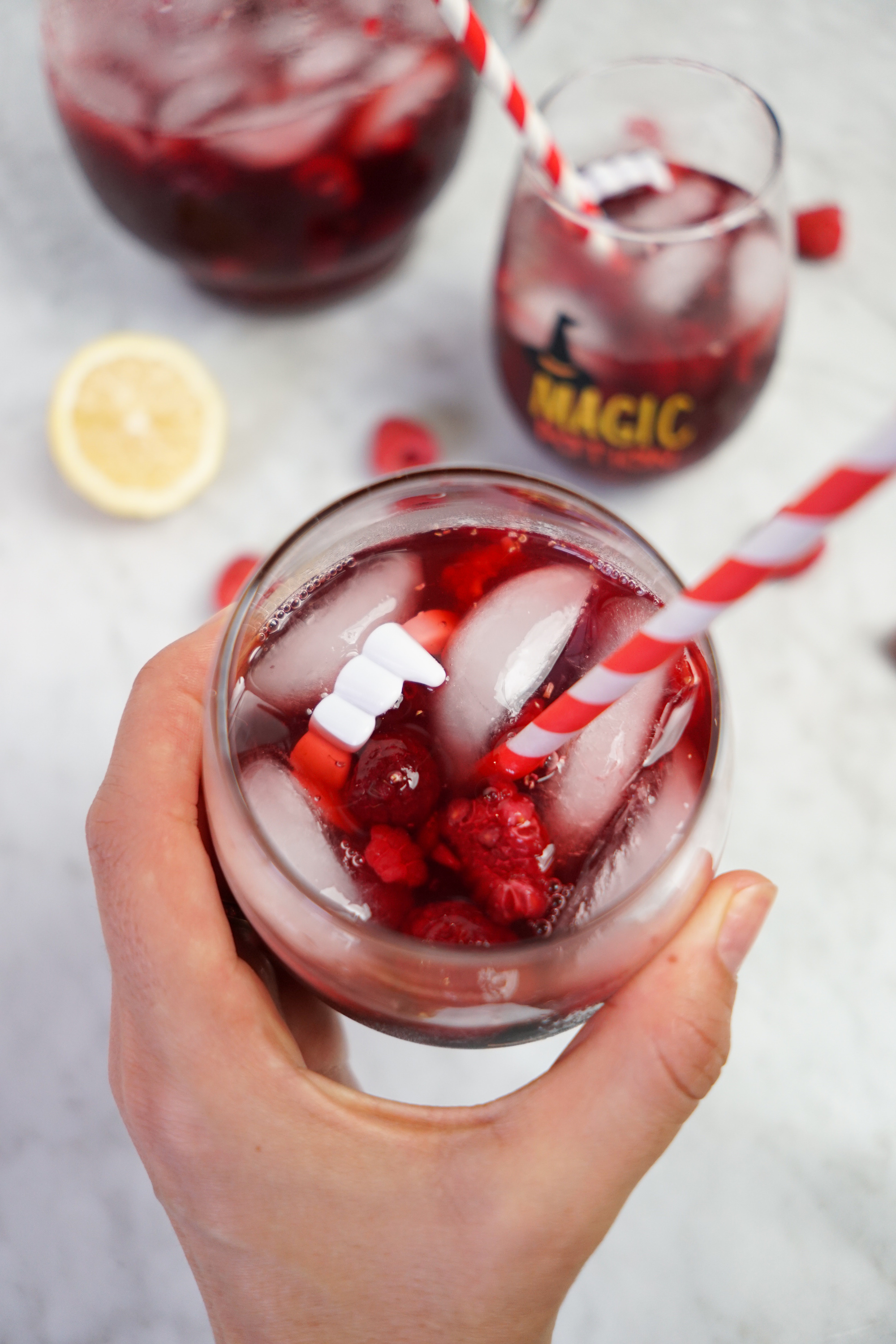 Holiday Prosecco Punch Cocktail Recipe - The Domestic Dietitian