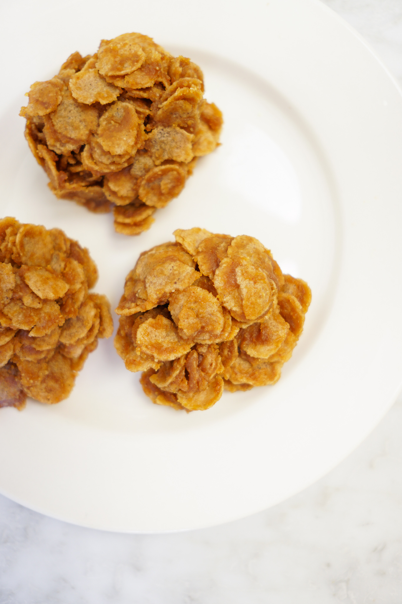 Frosted Corn Flake Cereal Clusters Recipe